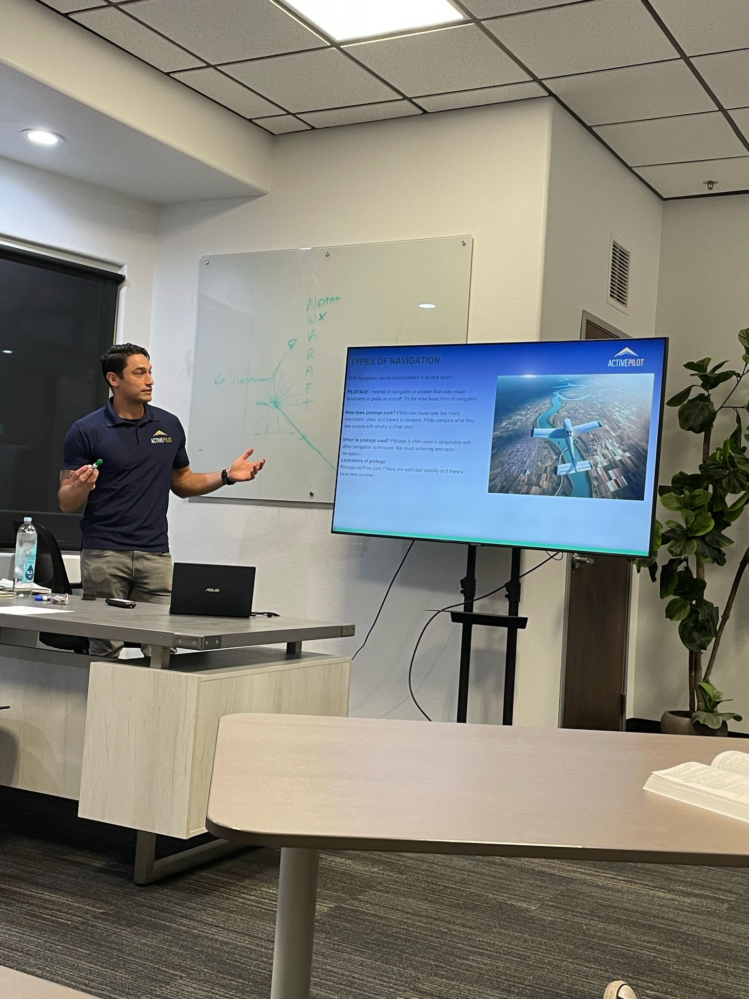 ActivePILOT student pilots attending a financing class at Van Nuys Airport